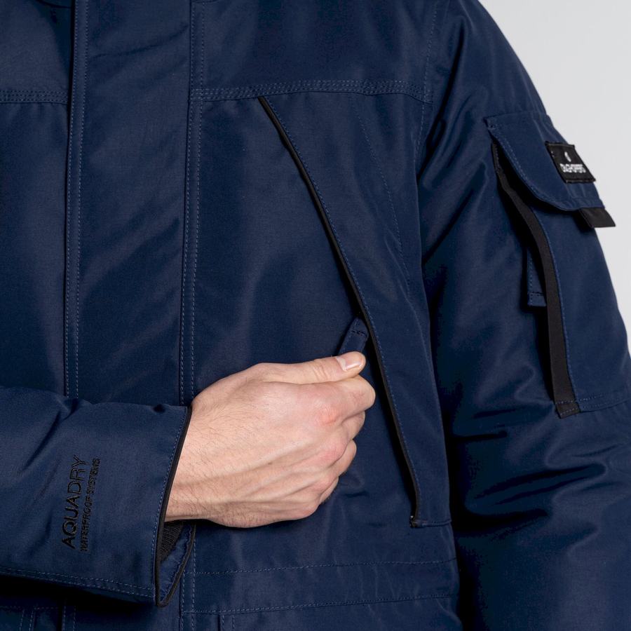 Craghoppers Bishorn II Insulated Men's Jackets Blue Navy | VXM9430VB