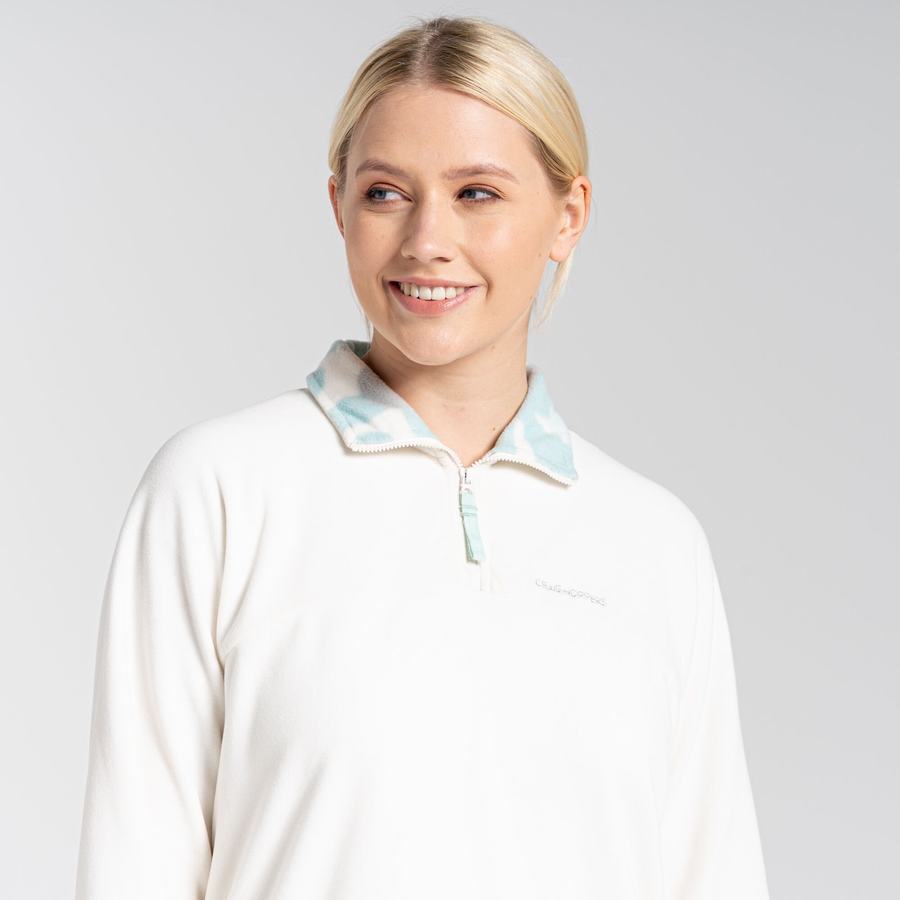 Craghoppers Cabrillo Half Zip Women's Sweaters Light Blue | KYT153JV