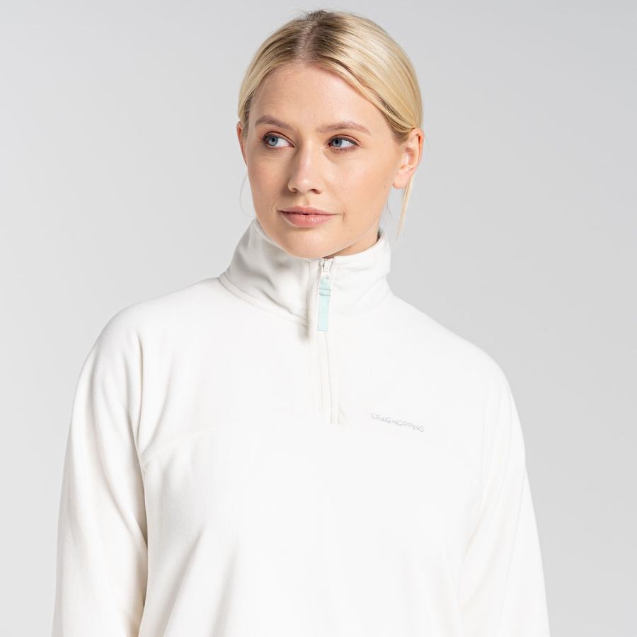 Craghoppers Cabrillo Half Zip Women's Sweaters Light Blue | KYT153JV