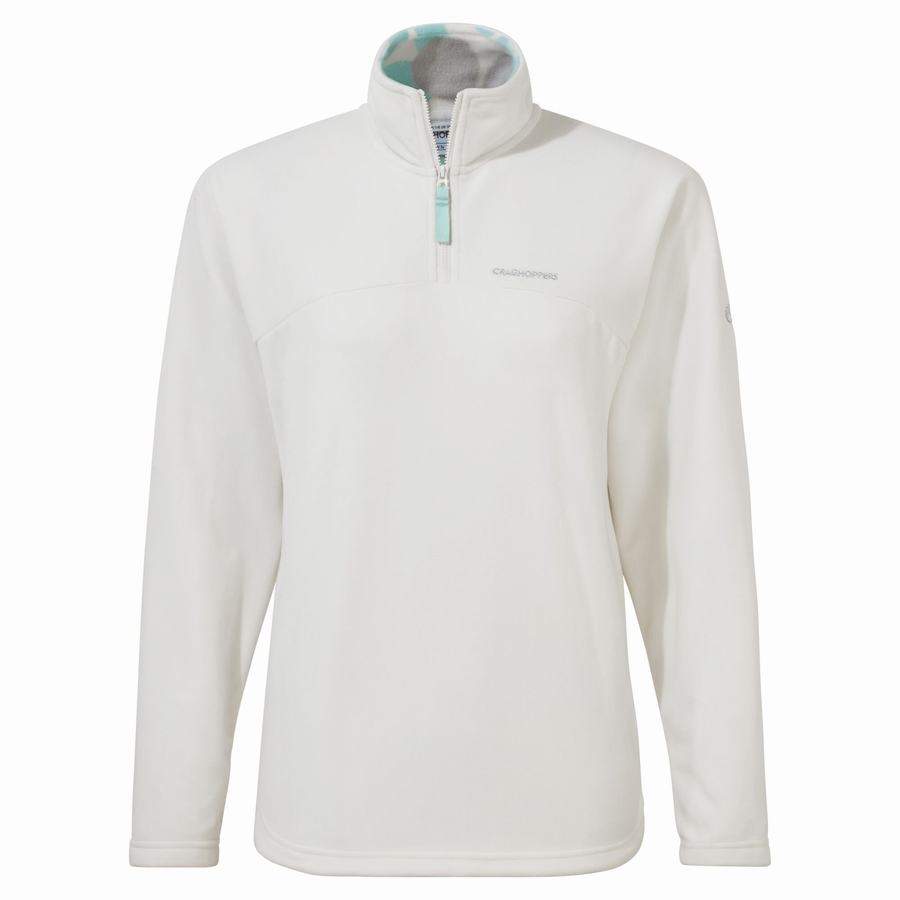 Craghoppers Cabrillo Half Zip Women's Sweaters Light Blue | KYT153JV