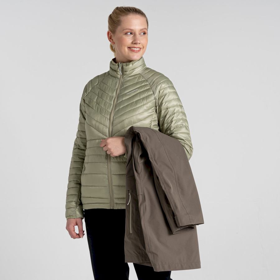 Craghoppers Caldbeck Pro 3 in 1 Women's Jackets Olive | NDZ4745LL