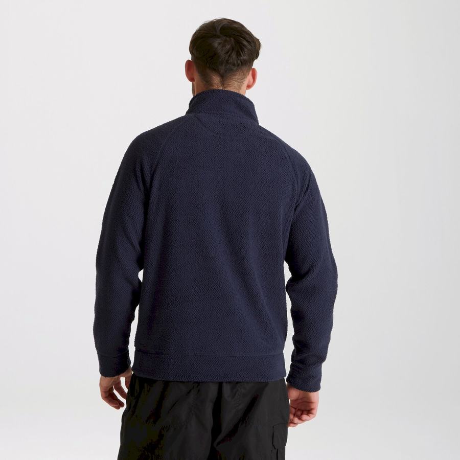 Craghoppers Cason Half-Zip Men's Sweaters Blue Navy | MNF2411AA