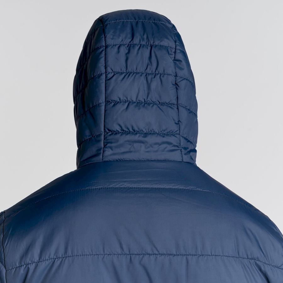 Craghoppers Compresslite VI Hooded Men's Jackets Blue Navy Red | YQC3617LF