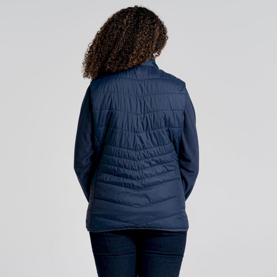 Craghoppers Compresslite VI Vest Women's Gilets Blue Navy | MYS8427HU