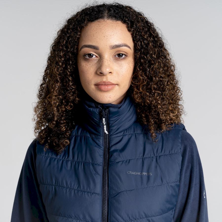 Craghoppers Compresslite VI Vest Women's Gilets Blue Navy | MYS8427HU