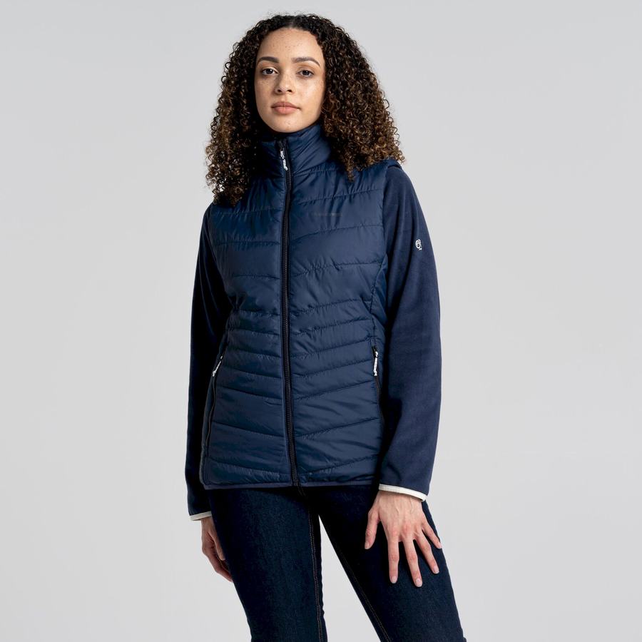 Craghoppers Compresslite VI Vest Women's Gilets Blue Navy | MYS8427HU