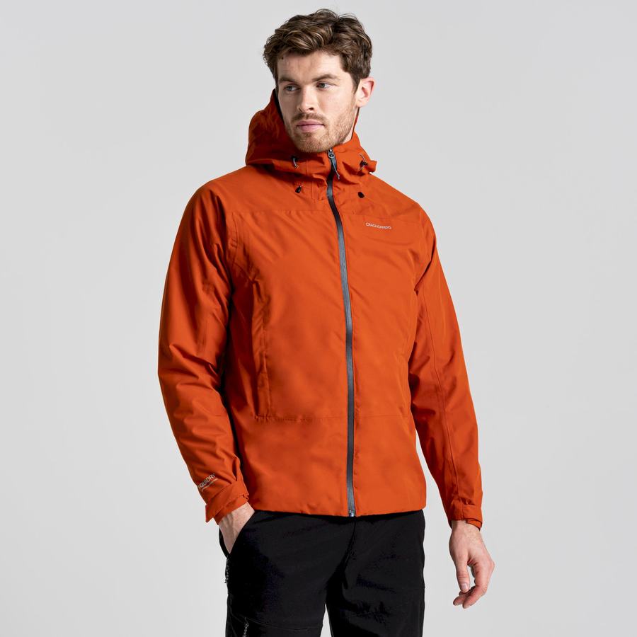 Craghoppers Creevey Men's Jackets Orange | SAJ4968VM