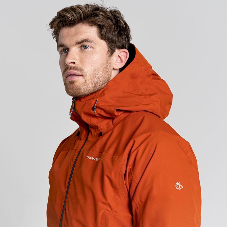 Craghoppers Creevey Men's Jackets Orange | SAJ4968VM