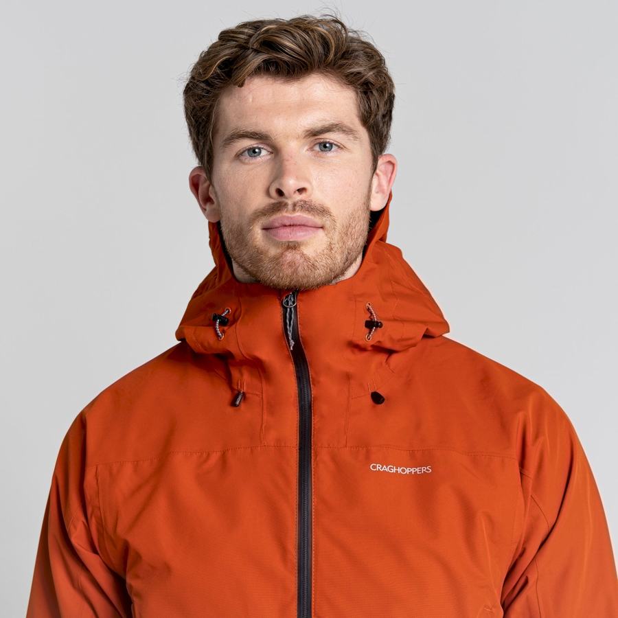 Craghoppers Creevey Men's Jackets Orange | SAJ4968VM