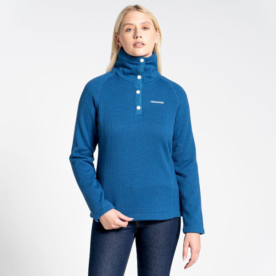 Craghoppers Daphne Overhead Women's Sweaters Blue | IEJ5821HB