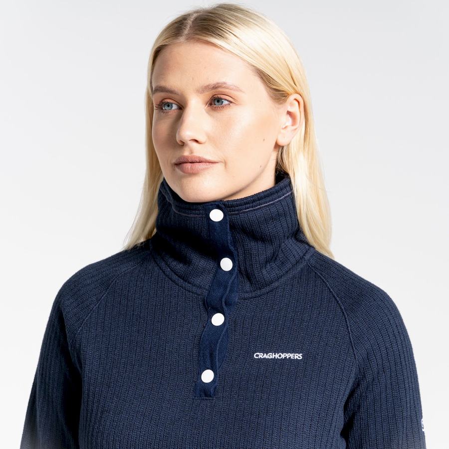 Craghoppers Daphne Overhead Women's Sweaters Blue Navy | JCC828VL