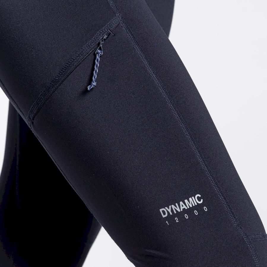 Craghoppers Dynamic Cropped Women's Leggings Navy | NTT726QK