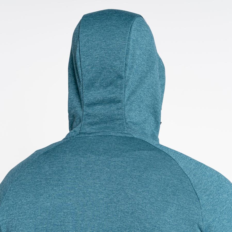 Craghoppers Dynamic Hooded Half Zip Top Men's T-Shirts Green | LWH9868UJ