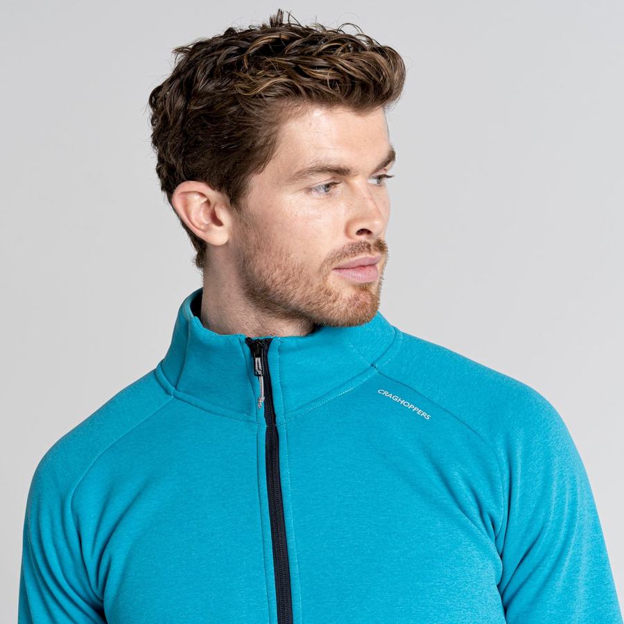 Craghoppers Dynamic Pro Half Zip Men's Sweaters Blue | YUA4662HP