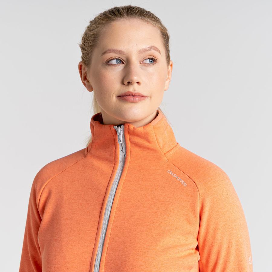 Craghoppers Dynamic Pro Half Zip Women's Sweaters Coral | RRO67SH