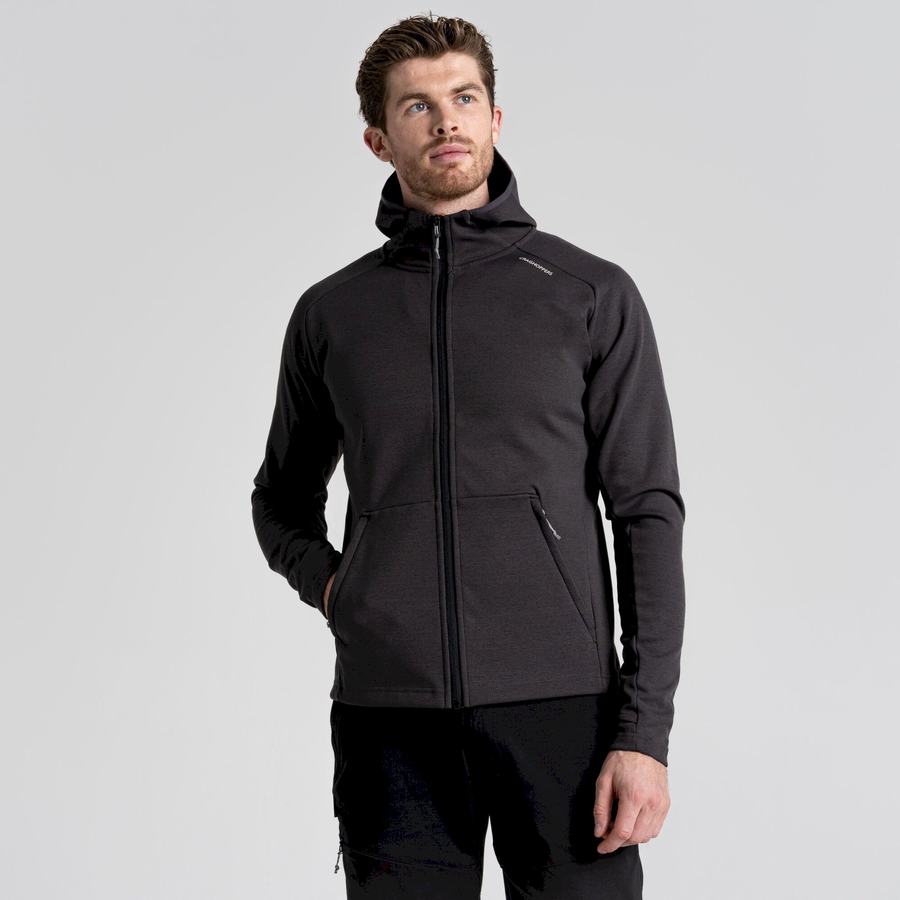 Craghoppers Dynamic Pro Hooded Men's Jackets Black | XDA4125GX