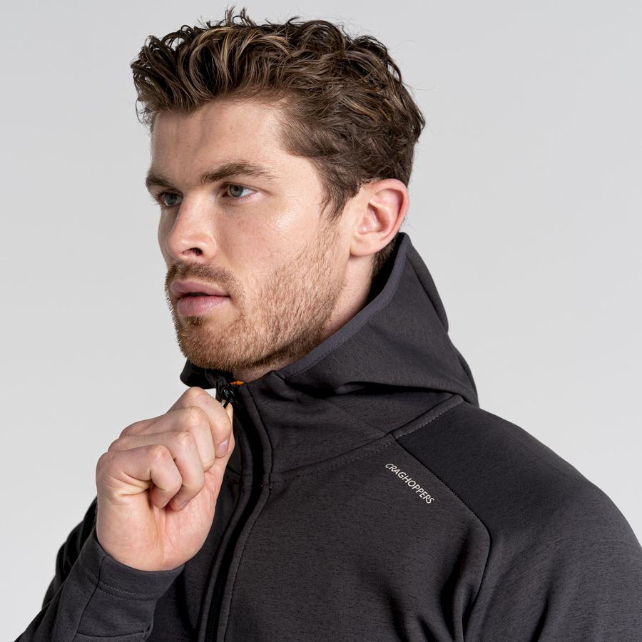 Craghoppers Dynamic Pro Hooded Men's Jackets Black | XDA4125GX