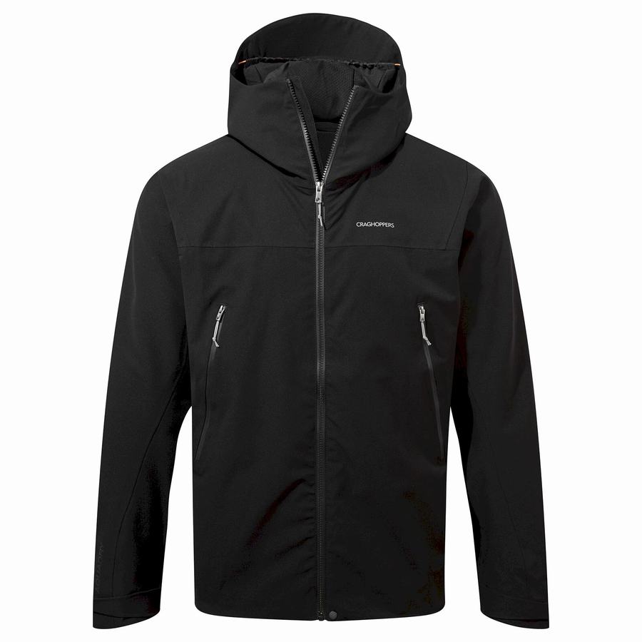 Craghoppers Dynamic Pro Men\'s Jackets Black | QMX7512BH