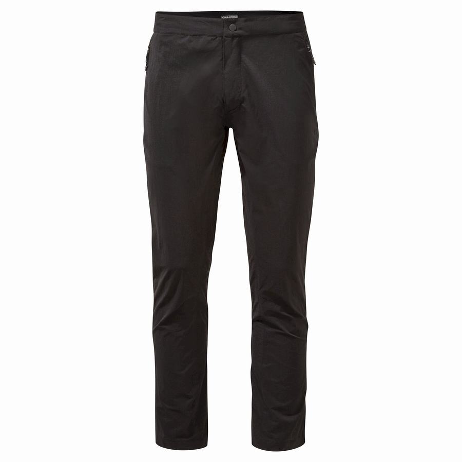 Craghoppers Dynamic Pro Men's Trousers Black | YSV856XM