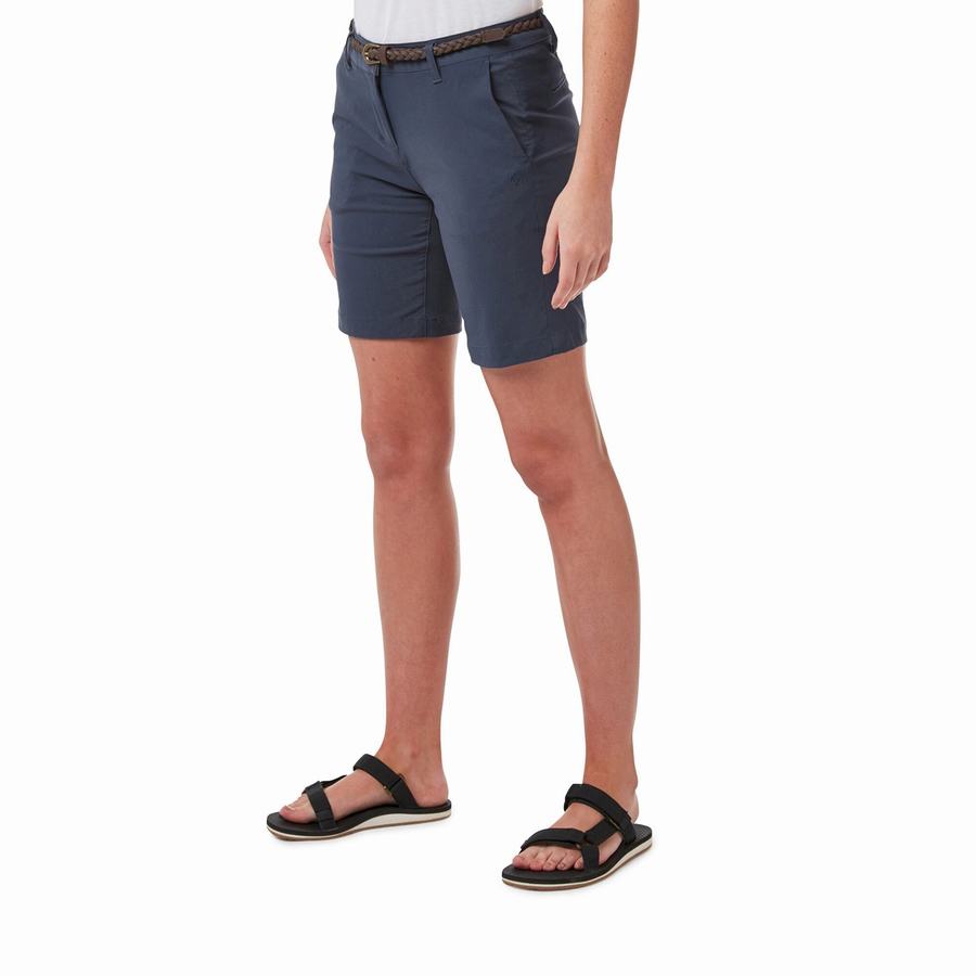 Craghoppers Dynamic Women's Shorts Navy | DMV5281NM