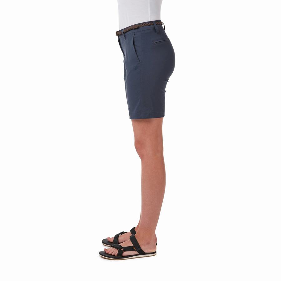 Craghoppers Dynamic Women's Shorts Navy | DMV5281NM