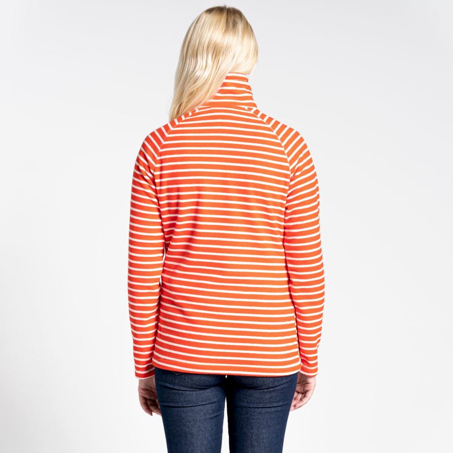 Craghoppers Ella Overhead Women's Sweaters Orange Stripes | FJT5636YB