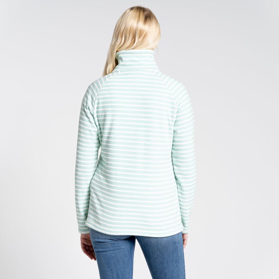 Craghoppers Ella Overhead Women's Sweaters Green Stripes | JEV913BN