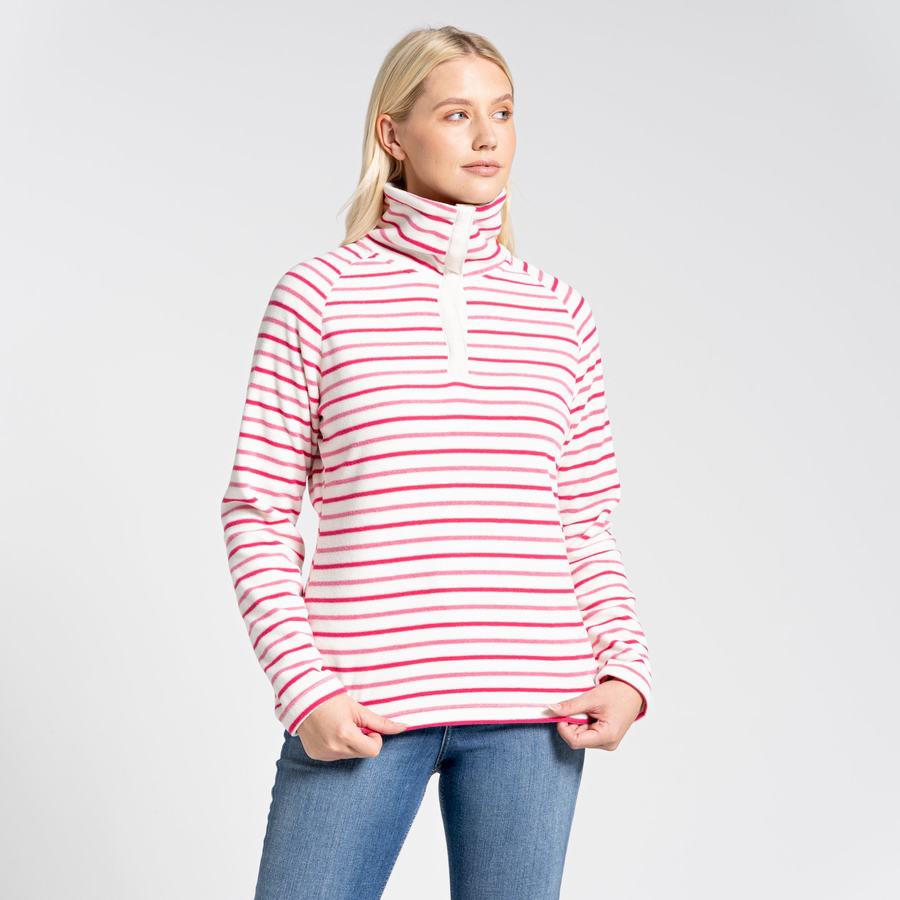 Craghoppers Ella Overhead Women's Sweaters Purple Flower Stripes | SDH266ZW