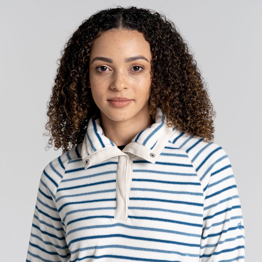 Craghoppers Ella Overhead Women's Sweaters Blue Stripes | XTP4116XG