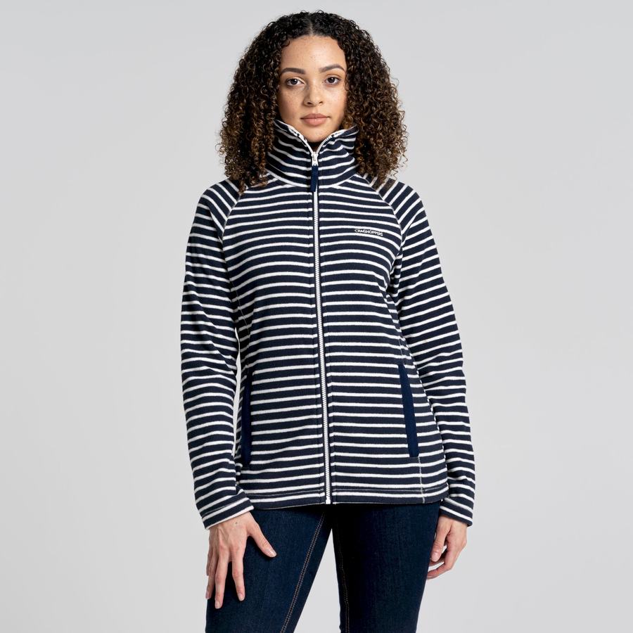 Craghoppers Ella Women's Sweaters Blue Navy Stripes | BON7242QH