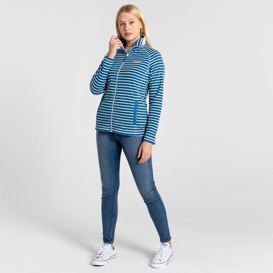 Craghoppers Ella Women's Sweaters Blue Stripes | TSP1175QZ