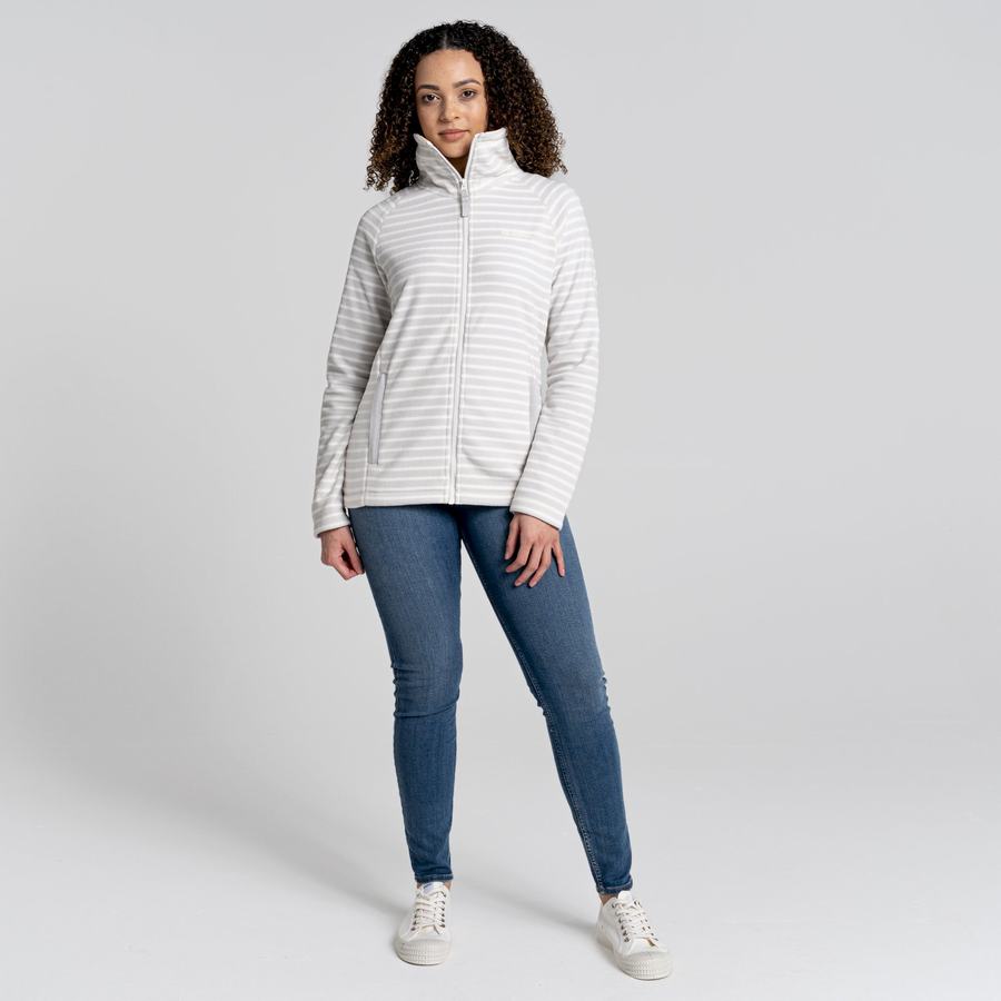 Craghoppers Ella Women's Sweaters Grey Stripes | DJC1672WE