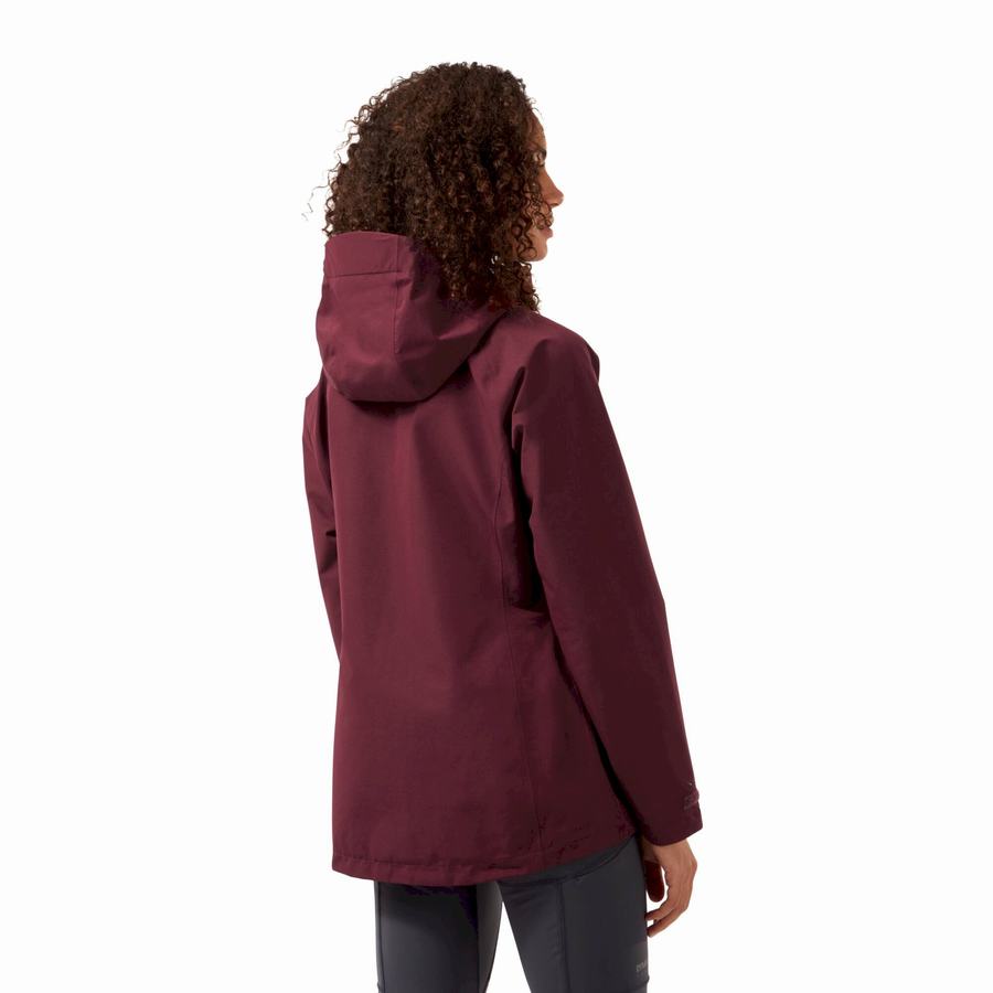 Craghoppers Ellis GORE-TEX Women's Jackets Deep Red | PIY6078BS