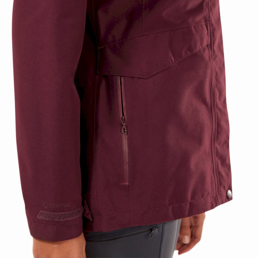 Craghoppers Ellis GORE-TEX Women's Jackets Deep Red | PIY6078BS