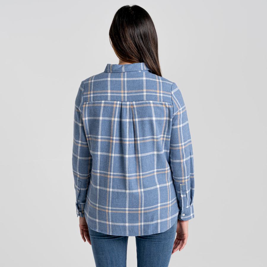 Craghoppers Emie Long Sleeved Women's Shirts Blue | QIA173SN