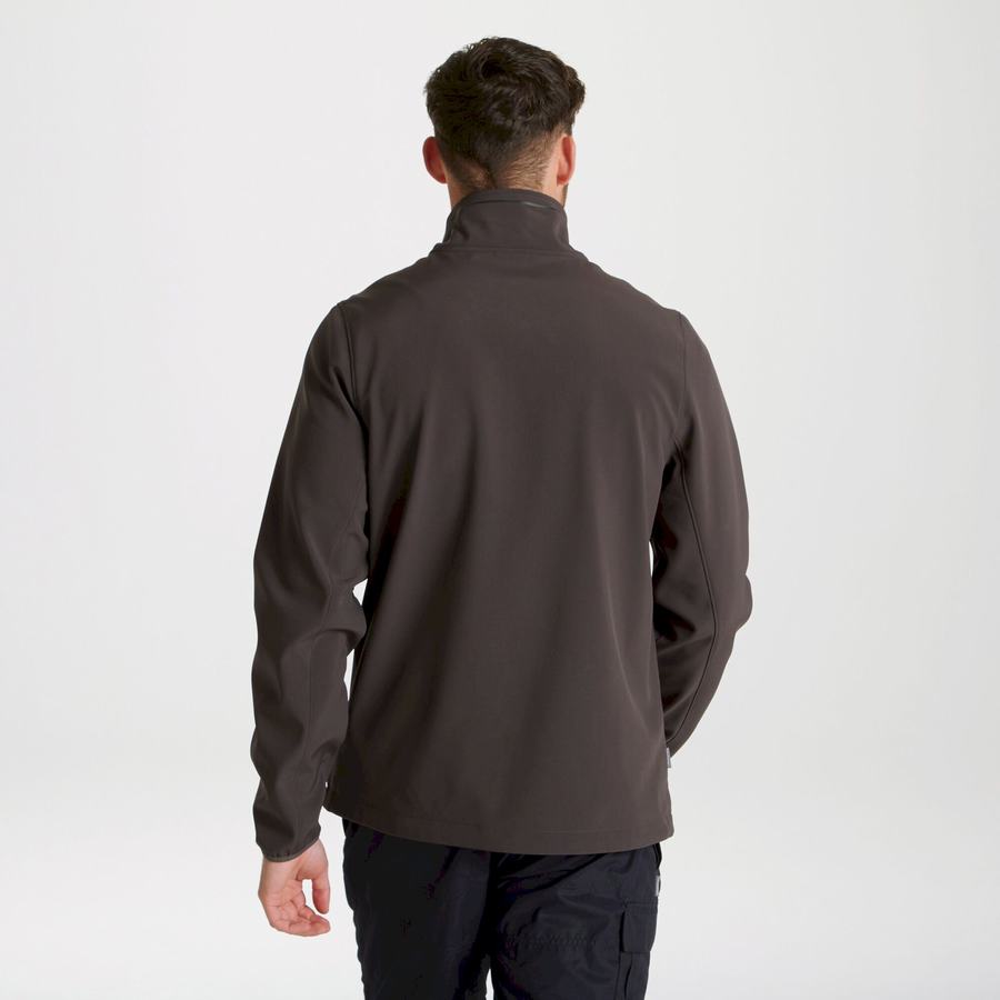 Craghoppers Expert Basecamp Softshell Men's Jackets Dark Grey | XEV7594IQ