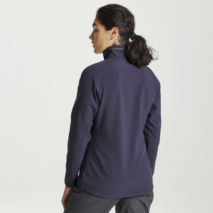 Craghoppers Expert Basecamp Softshell Women's Jackets Navy | ICJ216IQ