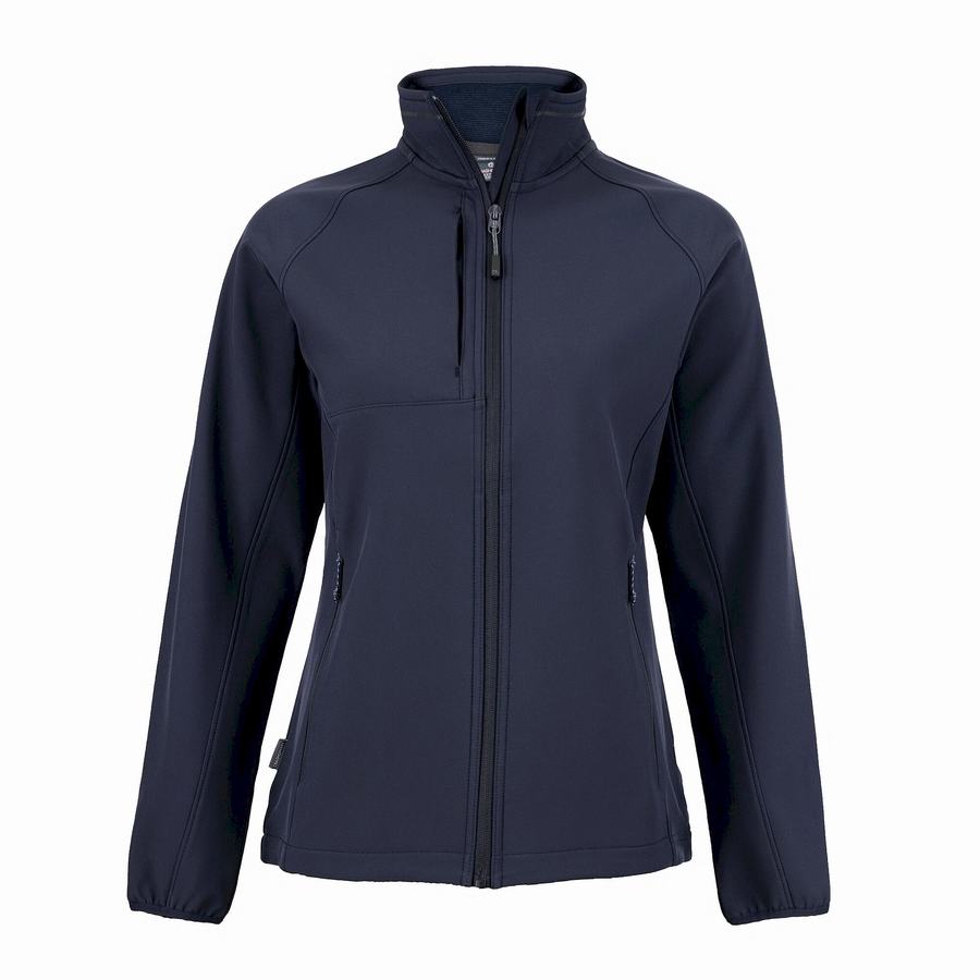 Craghoppers Expert Basecamp Softshell Women's Jackets Navy | ICJ216IQ