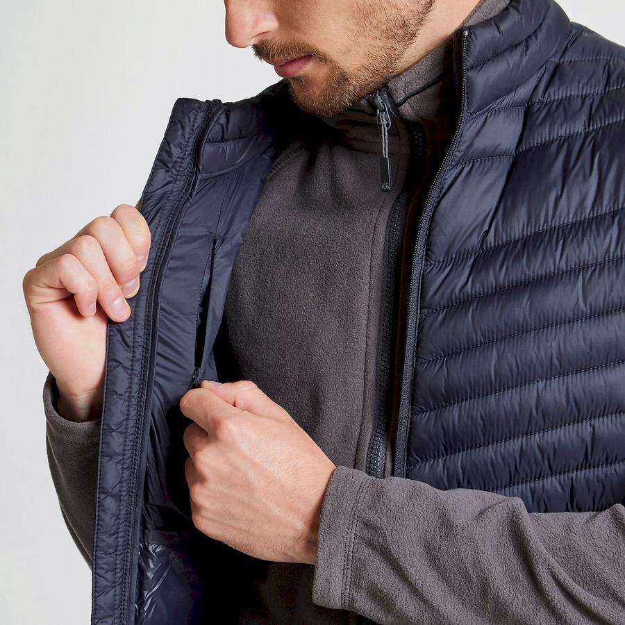 Craghoppers Expert Expolite Thermal Vest Men's Gilets Navy | KFQ3768SC