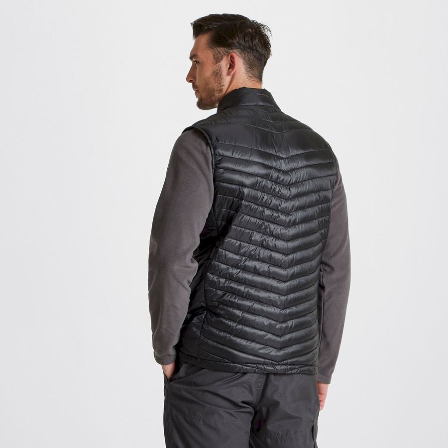 Craghoppers Expert Expolite Thermal Vest Men's Gilets Black | VJP2466QJ