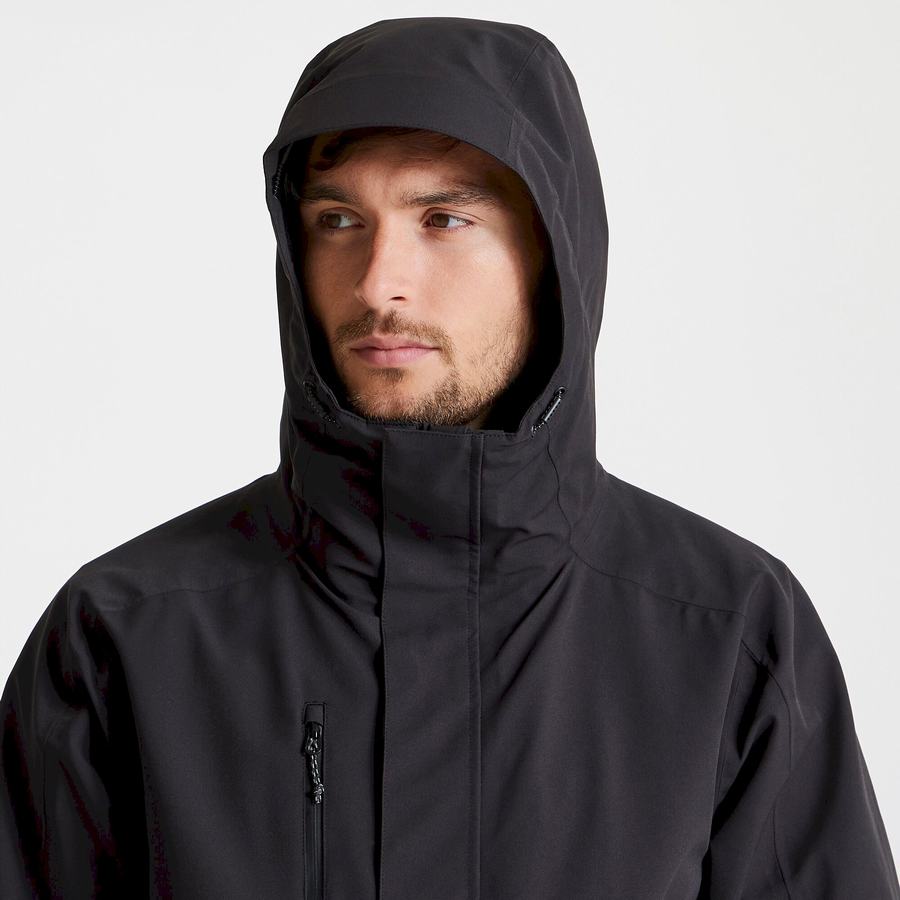 Craghoppers Expert Kiwi Pro Stretch 3in1 Men's Jackets Black | PGG3541GZ