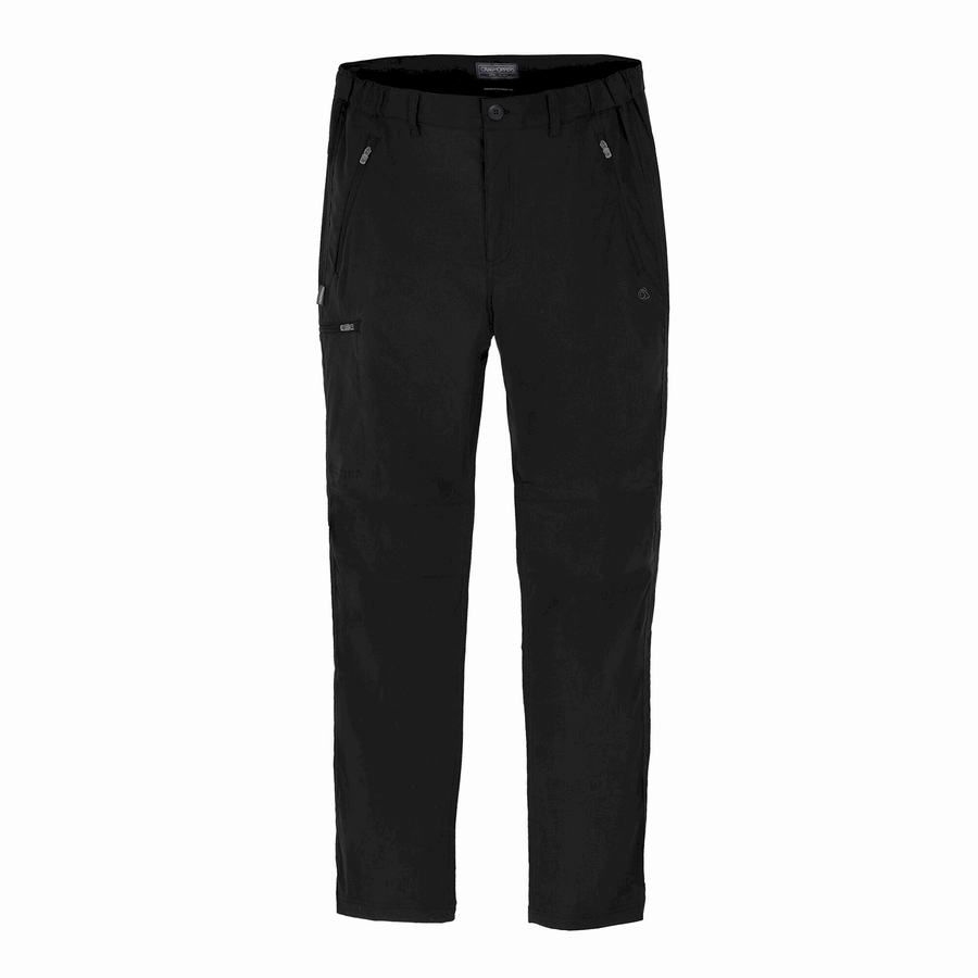 Craghoppers Expert Kiwi Pro Stretch Men's Trousers Black | BWP7278PQ