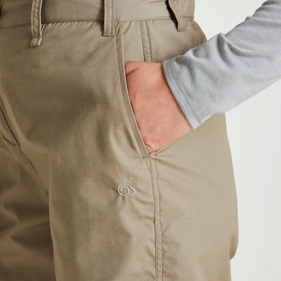 Craghoppers Expert Kiwi Women's Trousers Khaki | FHT5150IQ