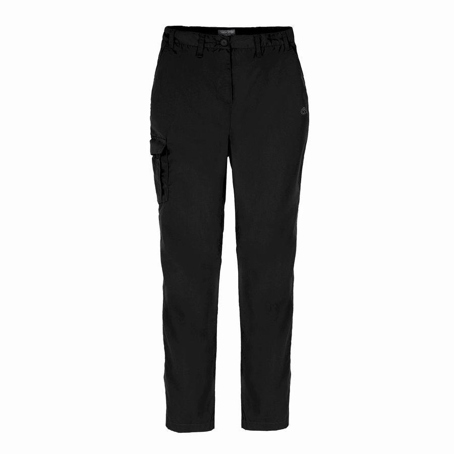 Craghoppers Expert Kiwi Women's Trousers Black | QMA7561OC