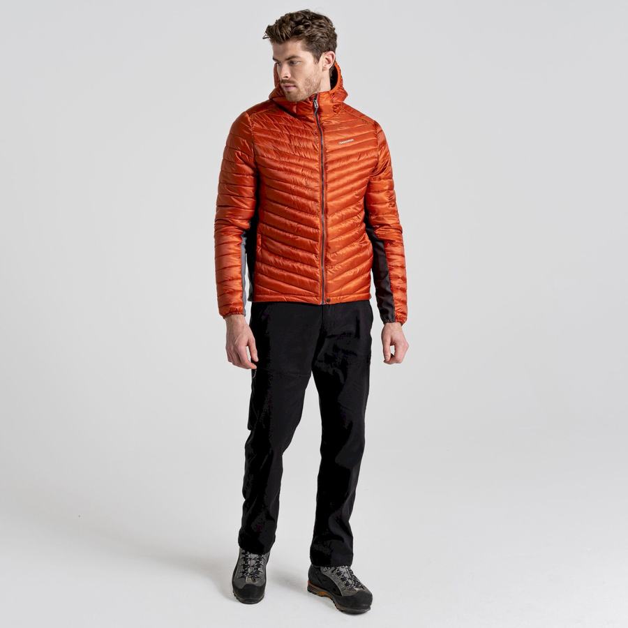 Craghoppers ExpoLite Insulated Hooded Men's Jackets Orange | HRS6440AY