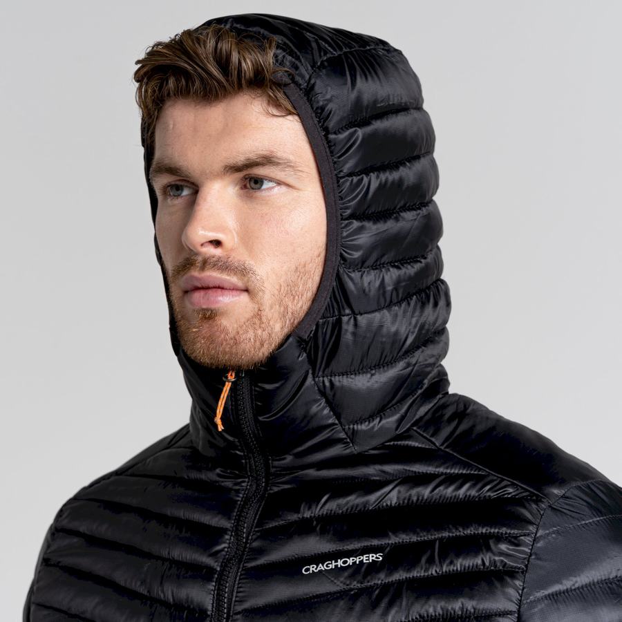 Craghoppers ExpoLite Insulated Hooded Men's Jackets Black | KKS8320LM