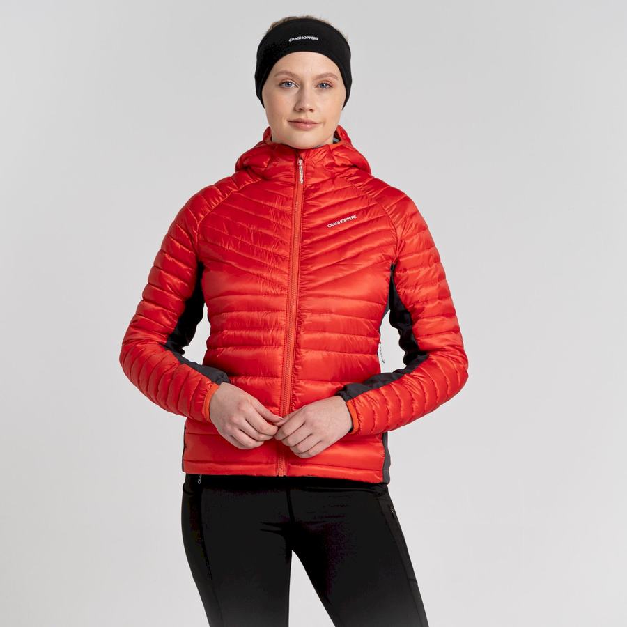 Craghoppers ExpoLite Insulated Hooded Women's Jackets Orange | AJX5551SE