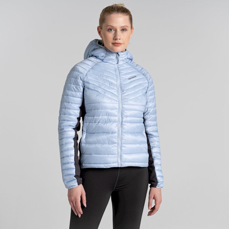 Craghoppers ExpoLite Insulated Hooded Women's Jackets White | YIC2818ZJ