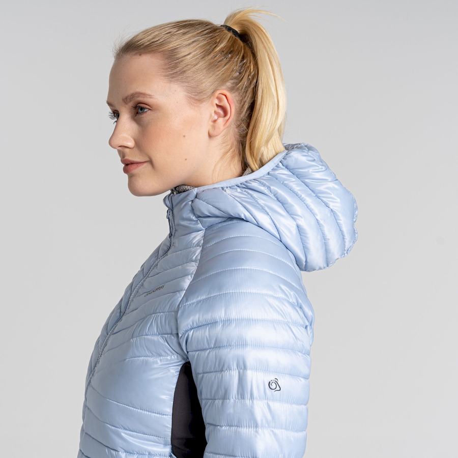 Craghoppers ExpoLite Insulated Hooded Women's Jackets White | YIC2818ZJ