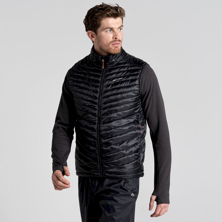 Craghoppers ExpoLite Insulated Vest Men's Gilets Black | OKG1001AG